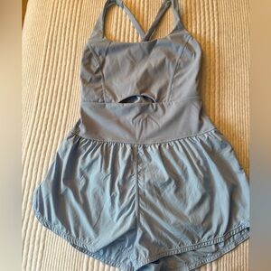 Free people Righteous runsie in powder blue size small